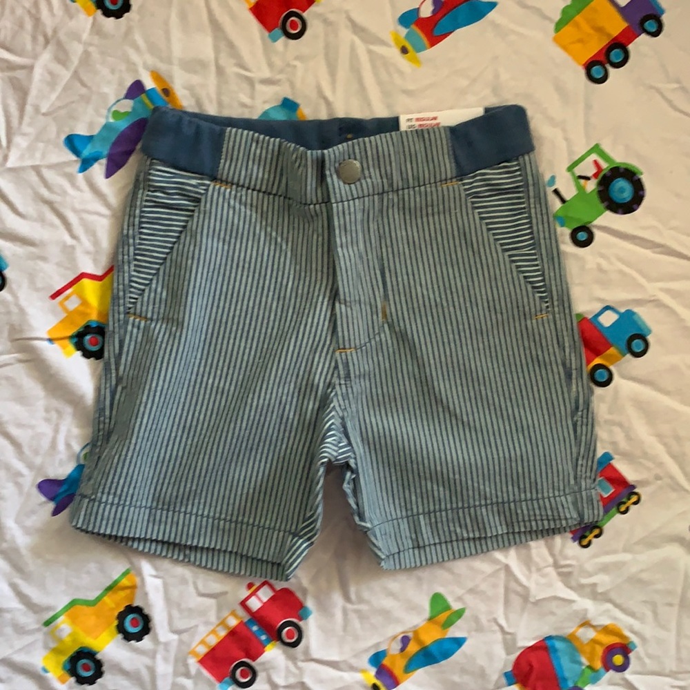 Polarn O. Pyret striped shorts 86 or 12-18mo.